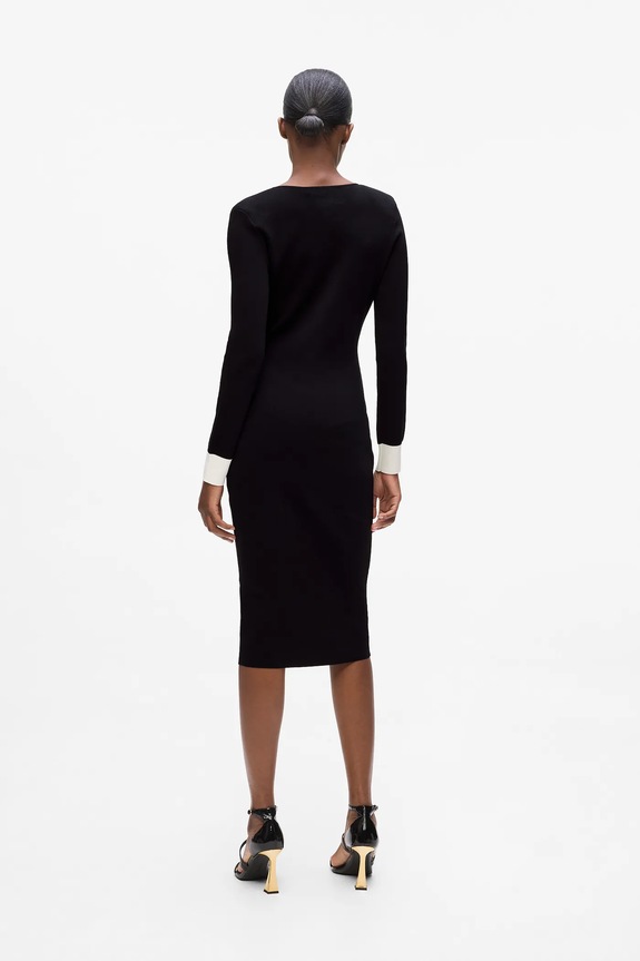 Karl Lagerfeld sukienka A4W13025 czarny AW25