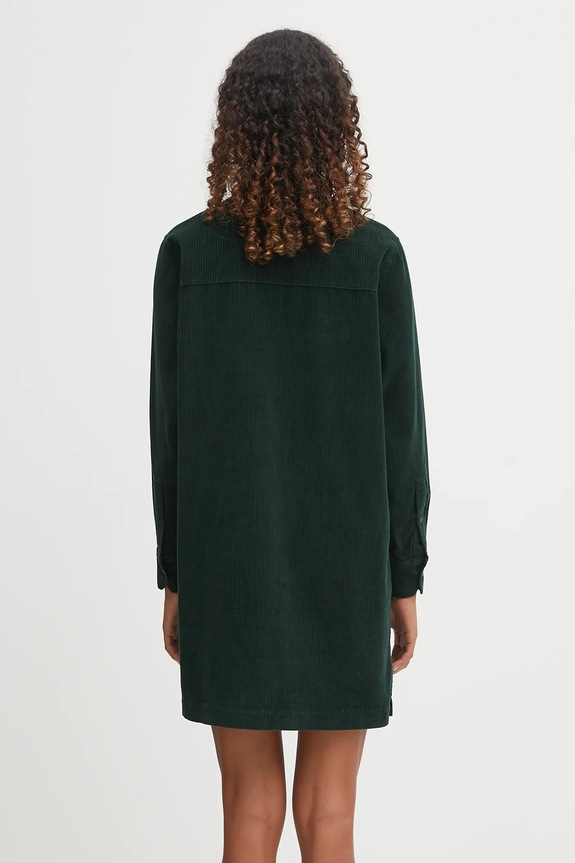 Îmbrăcăminte Lacoste rochie din velur EF5335 verde