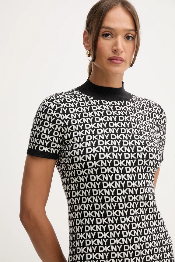 Šaty Dkny čierna DJ5R0911