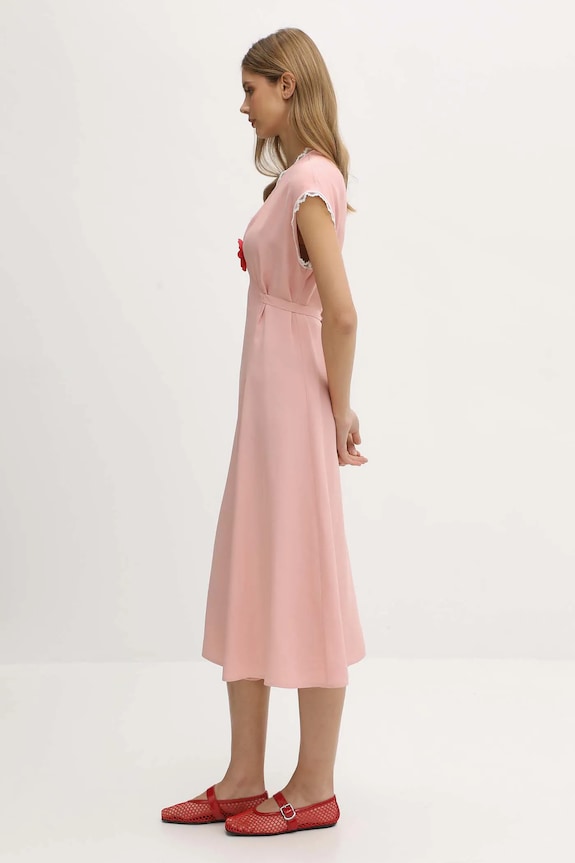 The Sleeper vestito di viscosa PMDDR03P006L rosa AW25