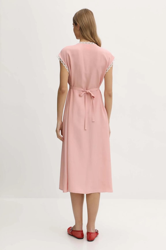 Abbigliamento The Sleeper vestito di viscosa PMDDR03P006L rosa
