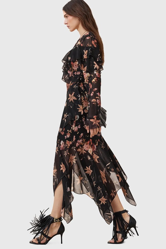 Obleka AllSaints FRESCA W021DD
