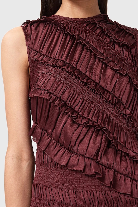 Odjeća Haljina AllSaints NYLA W034DD crvena