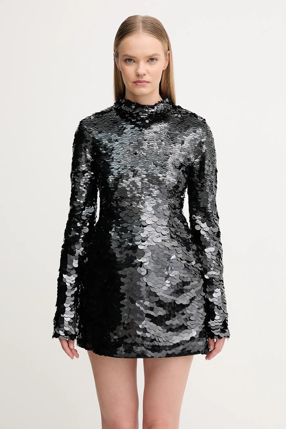 Šaty Sportmax TEFRITE04 flitre čierna 2522626014600