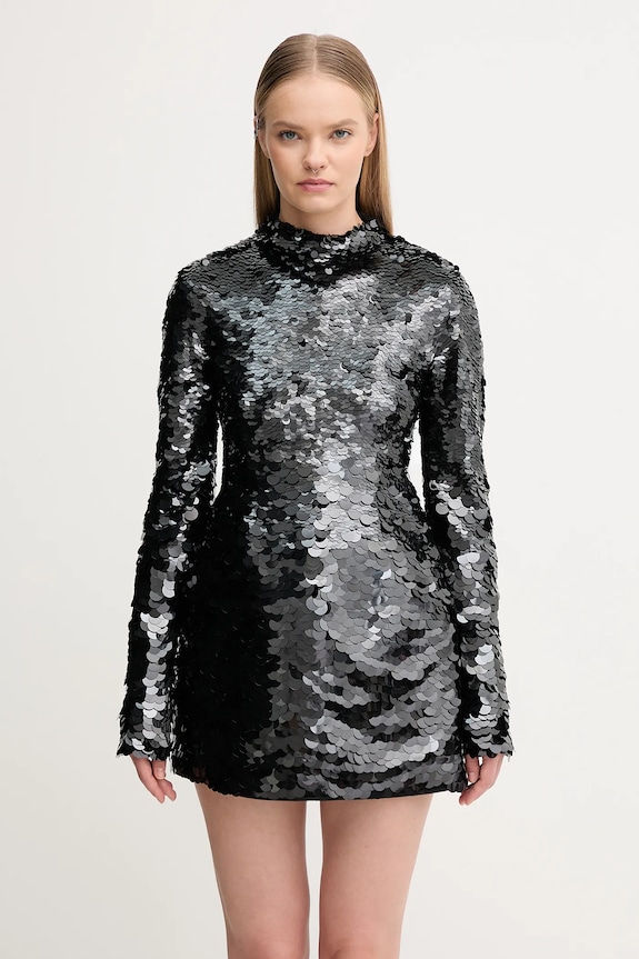 Šaty Sportmax TEFRITE04 flitre čierna 2522626014600