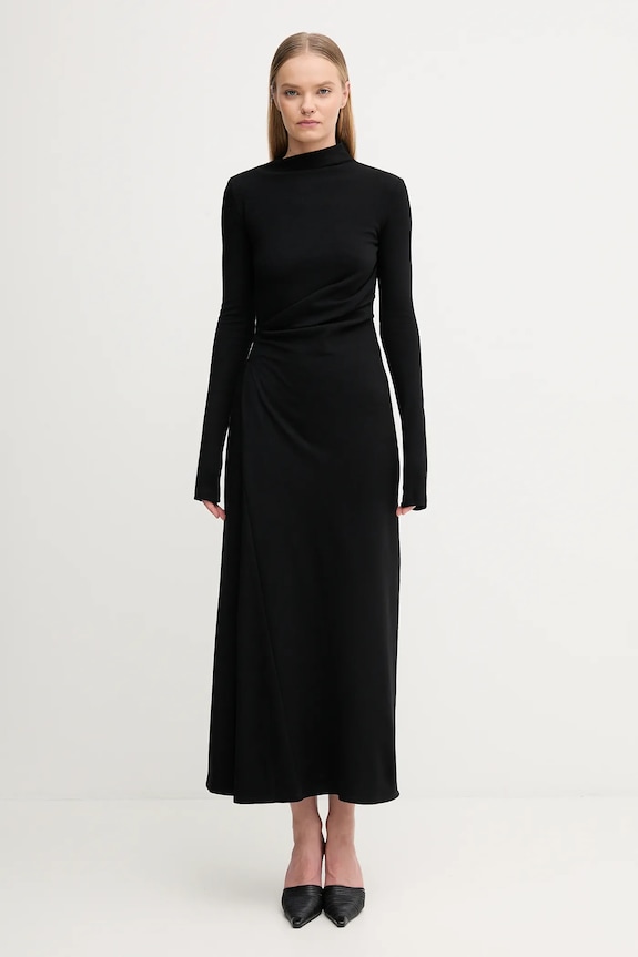 Sportmax dress with wool blend EDILE jersey black 2522626022600