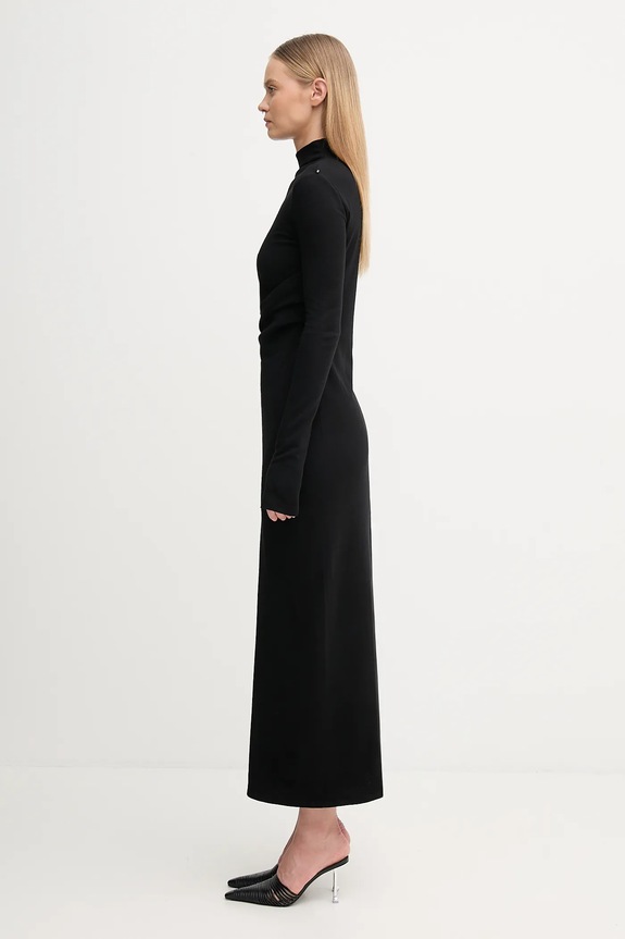 Sportmax dress with wool blend EDILE 2522626022600 black AW25