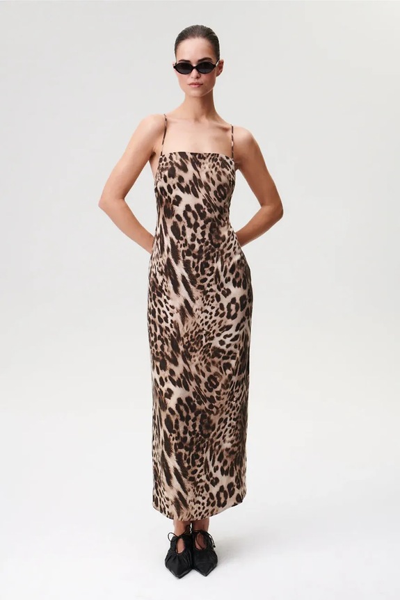 Undress Code vestito maxi marrone 983UC