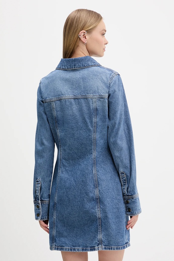 Ruházat Guess Jeans farmerruha W5BK48.D5M48 kék