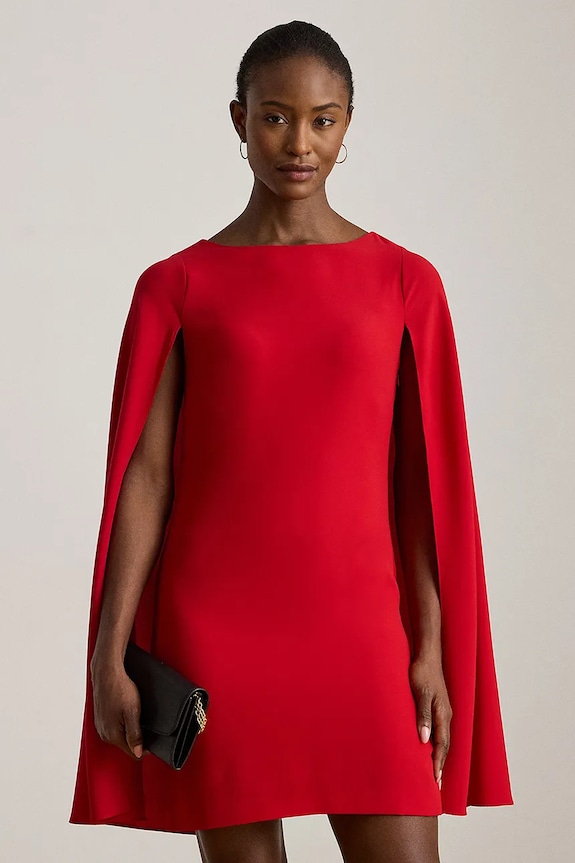 Дрехи Lauren Ralph Lauren рокля 253980921 червен