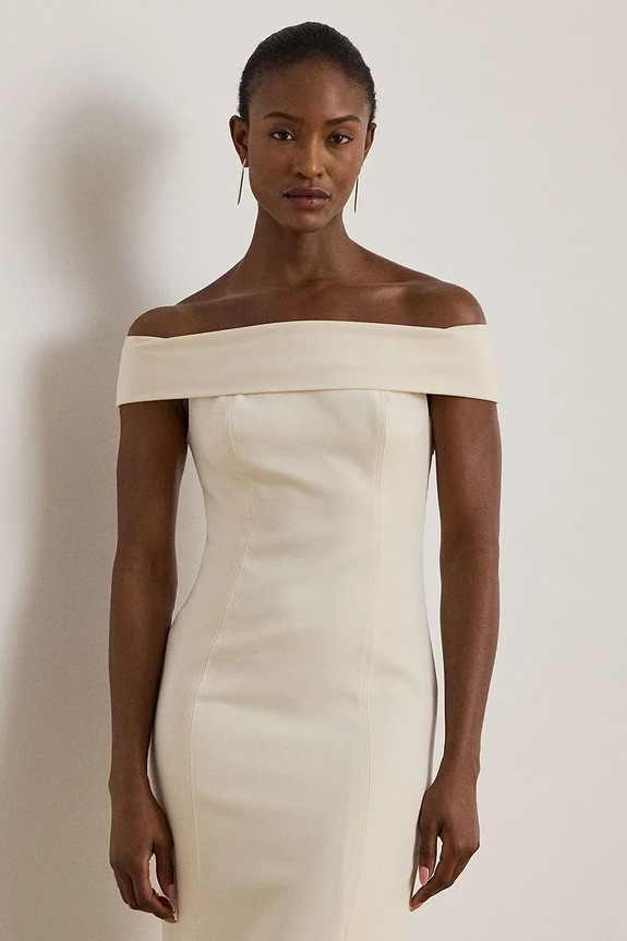 Abbigliamento Lauren Ralph Lauren vestito 253982109 beige