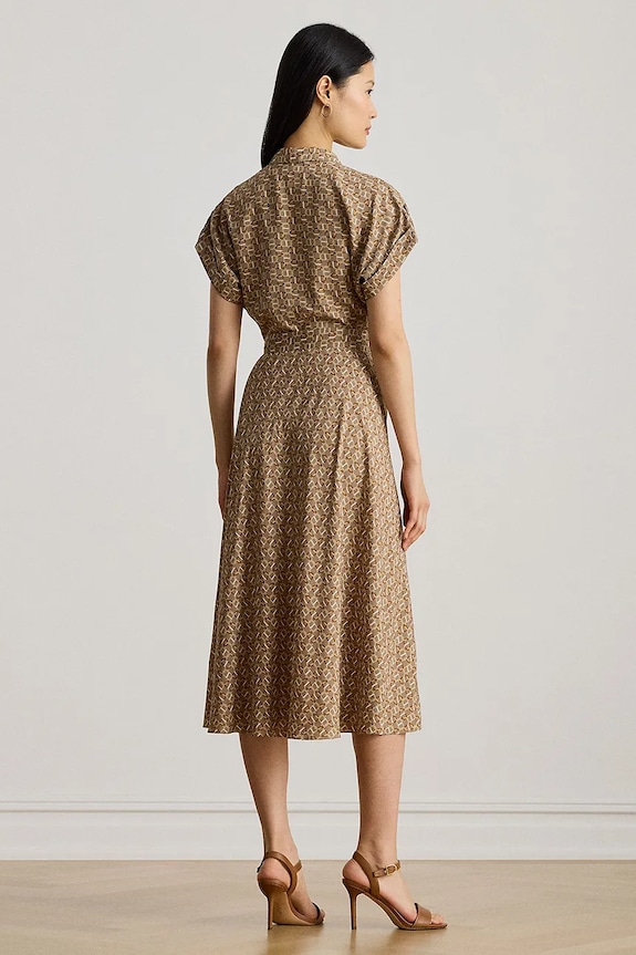 Šaty Lauren Ralph Lauren 200979615 hnědá AW25