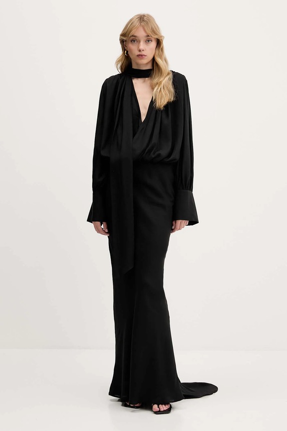 Rotate vestito maxi nero 115019100