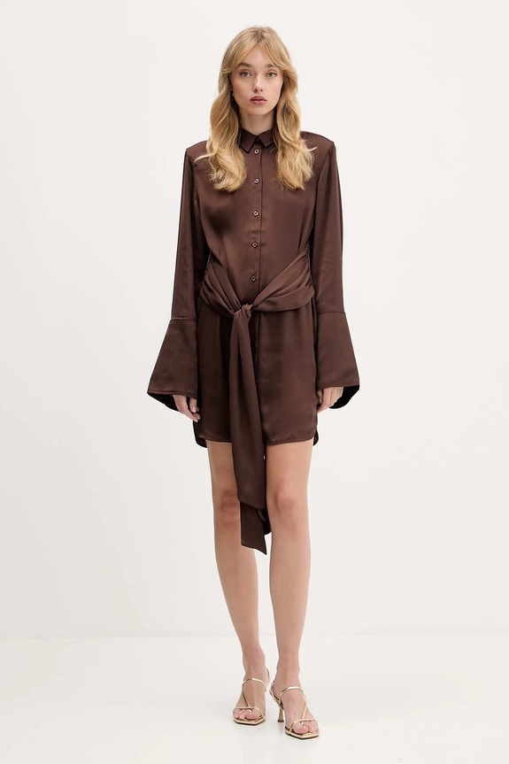 Rotate dress 1146462910 brown AW25
