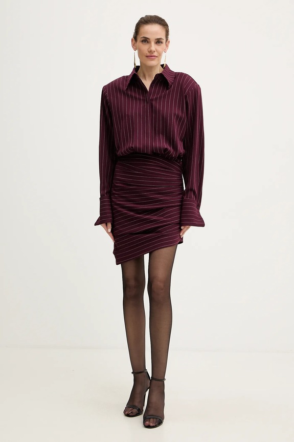 Šaty Retrofete Narine FW24.10168 burgundské AW25
