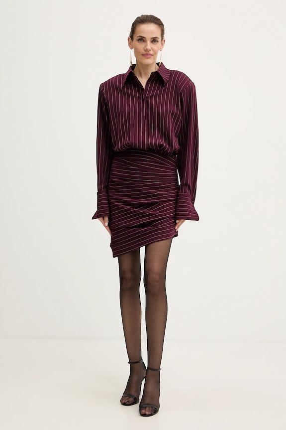 Šaty Retrofete Narine FW24.10168 burgundské AW25