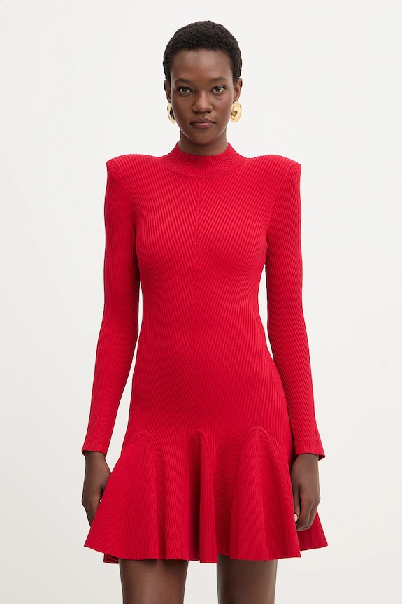 Φόρεμα Retrofete Sydonie με ελαστάν κόκκινο FW24.9733