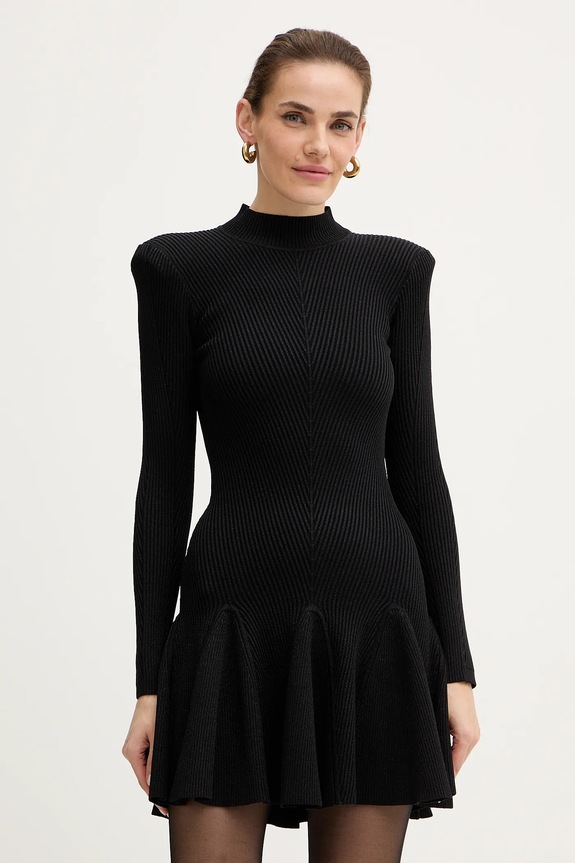 Retrofete sukienka Sydonie z elastanem czarny FW24.9733