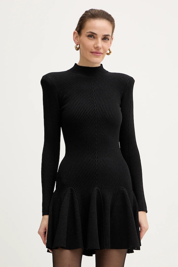 Retrofete sukienka Sydonie z elastanem czarny FW24.9733