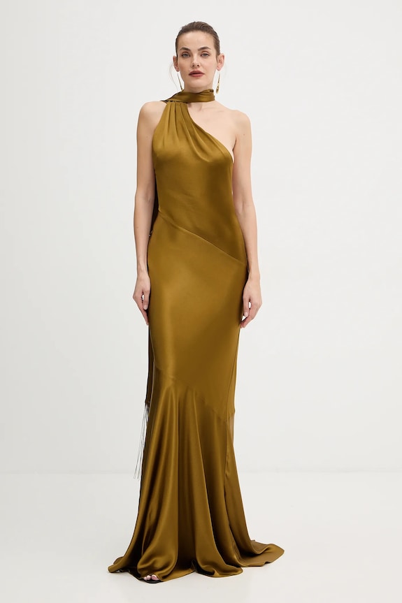 Retrofete vestito Kelsa maxi verde R.FW25.11950.17
