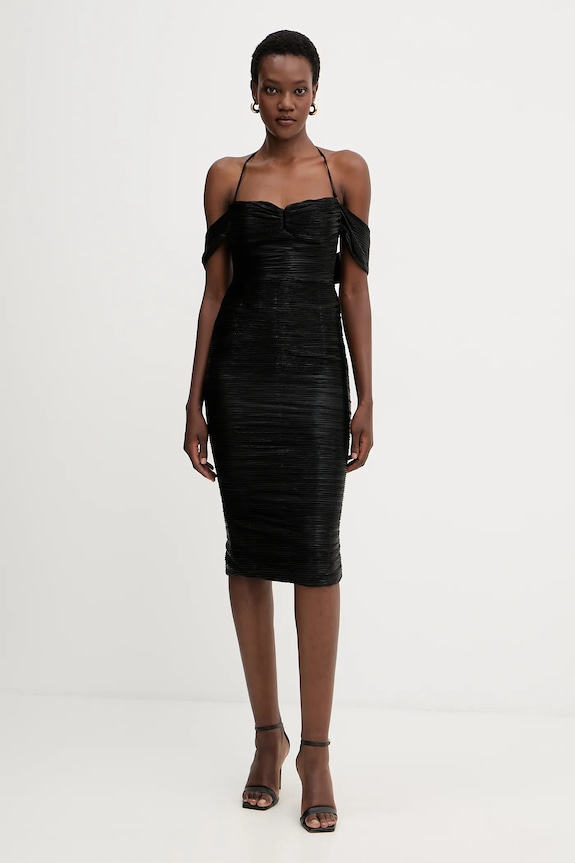 Retrofete rochie Maelis R.FW25.12076.17 negru AW25