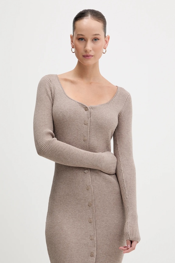 Šaty Abercrombie & Fitch béžová KI159.6293.481