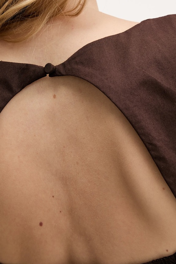 Φόρεμα Hollister Co. KI359.5392.440 καφέ