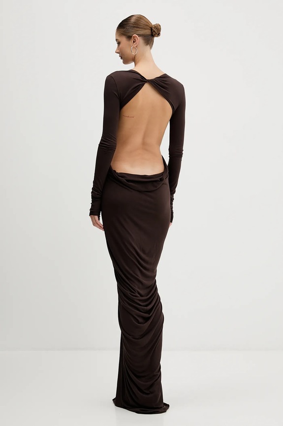 Îmbrăcăminte Rick Owens Lilies rochie Poppy LI02E3507.RV maro
