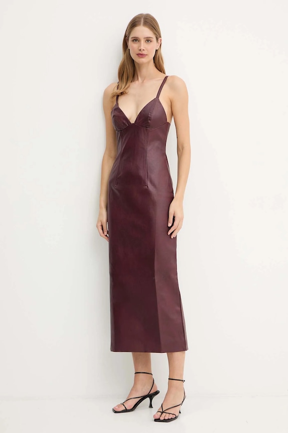 Ruházat Bardot ruha 60086DB burgundia