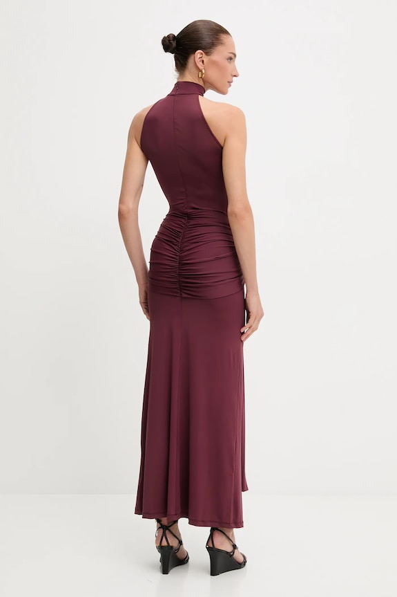 Oblečenie Šaty Bardot 60102DB burgundské