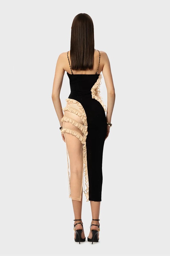 GOD SAVE QUEENS rochie I'M HERE DRESS negru GSQ.167.310