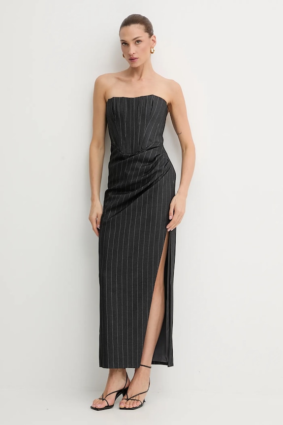 Šaty Bardot 58082DB5 sivá AW25