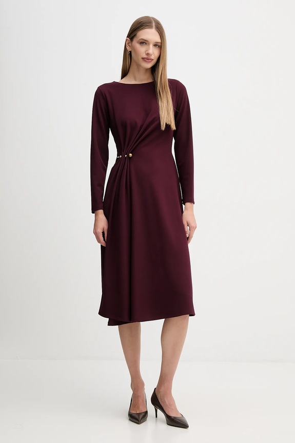 Sandro Ferrone vestito S31YBFPONY granata AW25