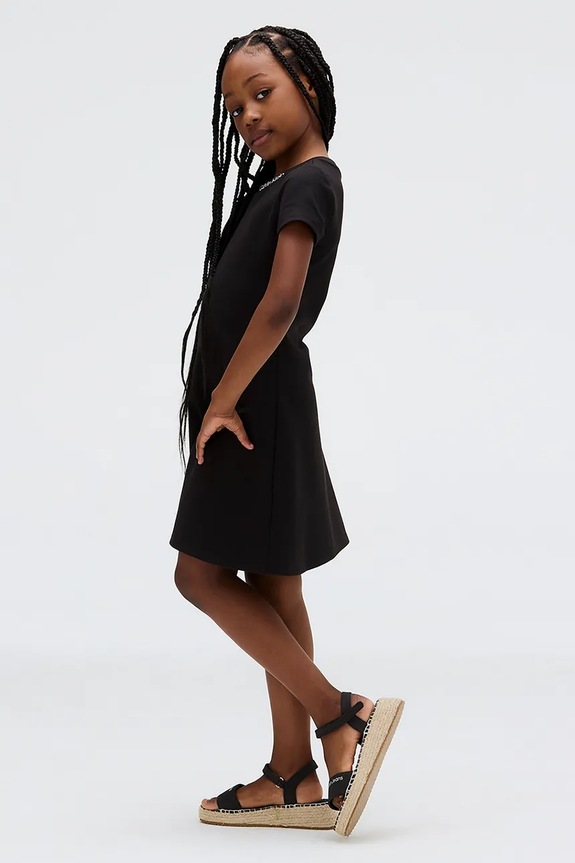 Haljina Calvin Klein Jeans bez uzorka crna IG0IG02964.9BYA