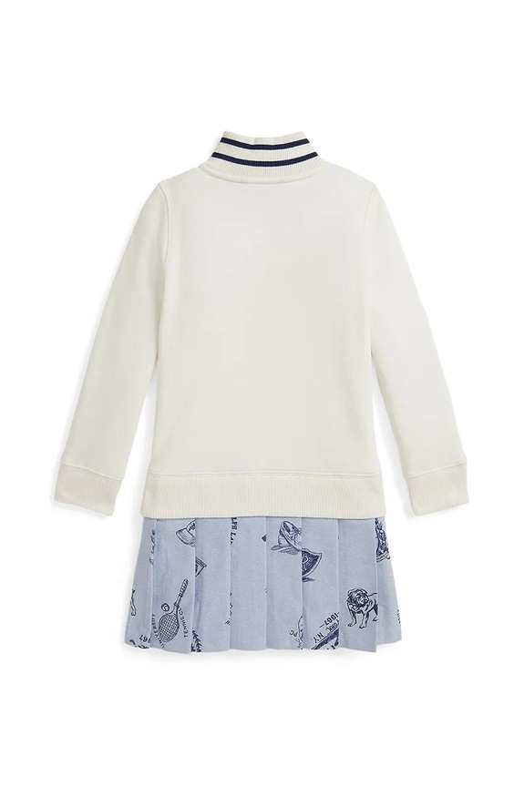 Otroška obleka Polo Ralph Lauren 312970998001 bela AW25