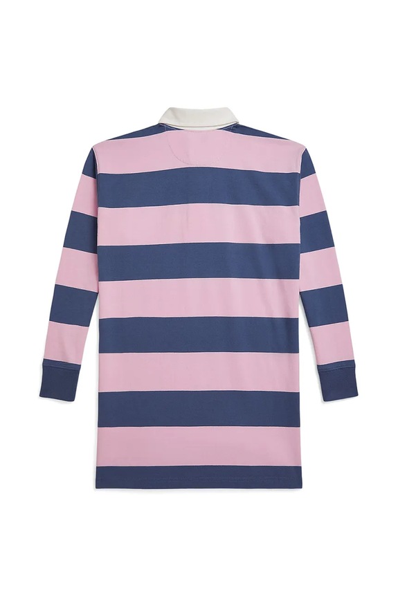 Polo Ralph Lauren sukienka bawełniana dziecięca 313971038001 różowy AW25