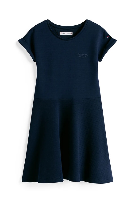 Tommy Hilfiger sukienka dziecięca KG0KG08706.116.122.9BYA granatowy AW25