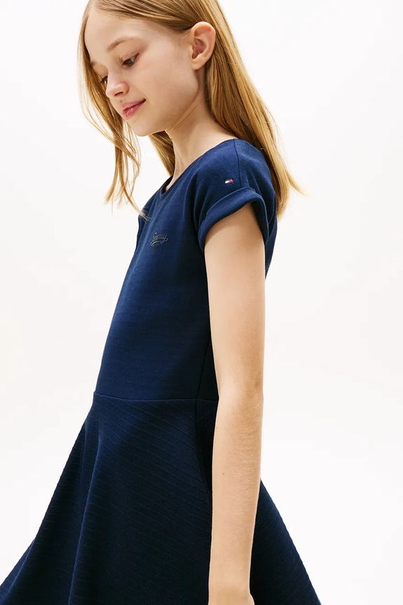 Tommy Hilfiger sukienka dziecięca granatowy KG0KG08706.116.122.9BYA