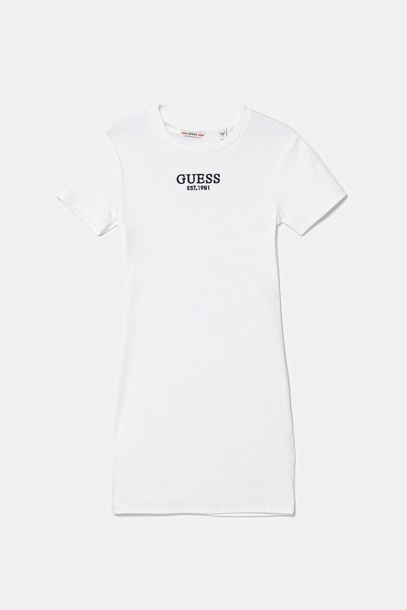 Dívčí šaty Guess mini bílá J5YK11.KBZP4.9BYA