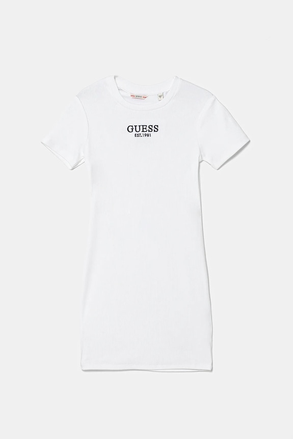 Dívčí šaty Guess mini bílá J5YK11.KBZP4.9BYA
