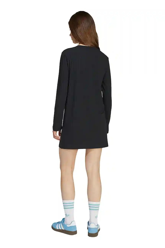 Dievčenské šaty adidas Originals JX2849 čierna