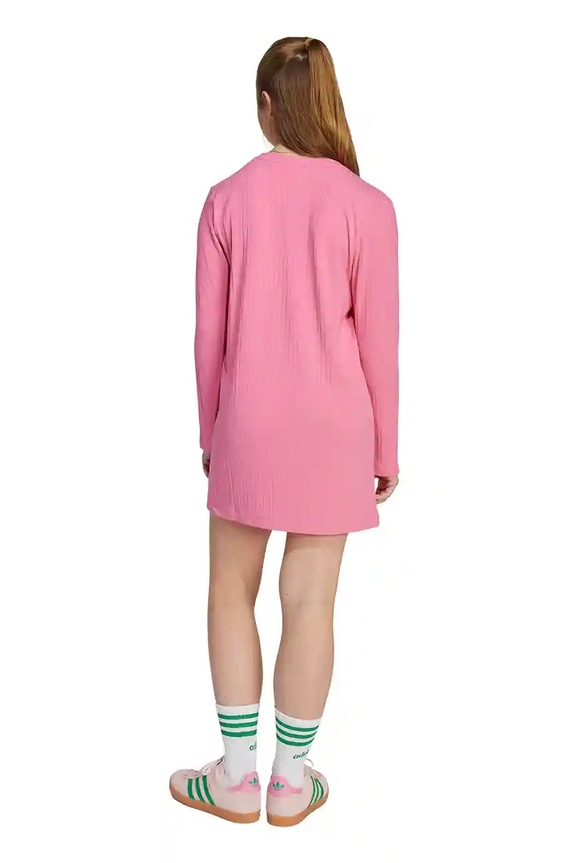 Dječja haljina adidas Originals JX2850 roza