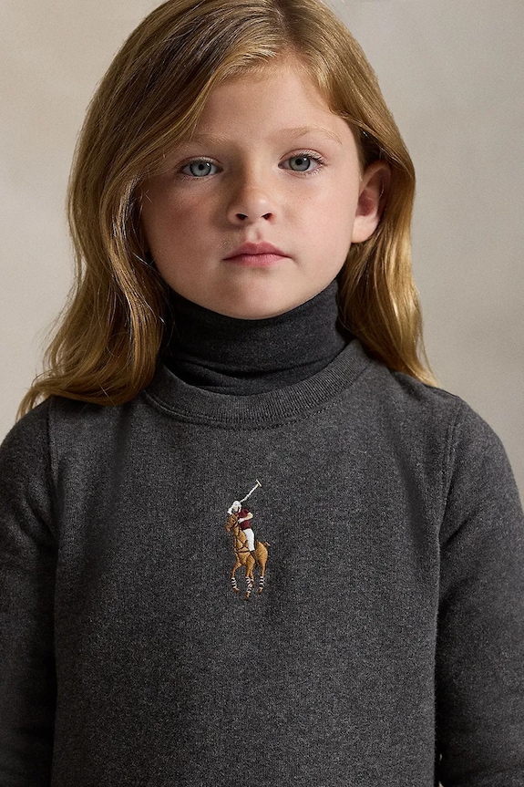 Dječja haljina Polo Ralph Lauren 312978991001 siva