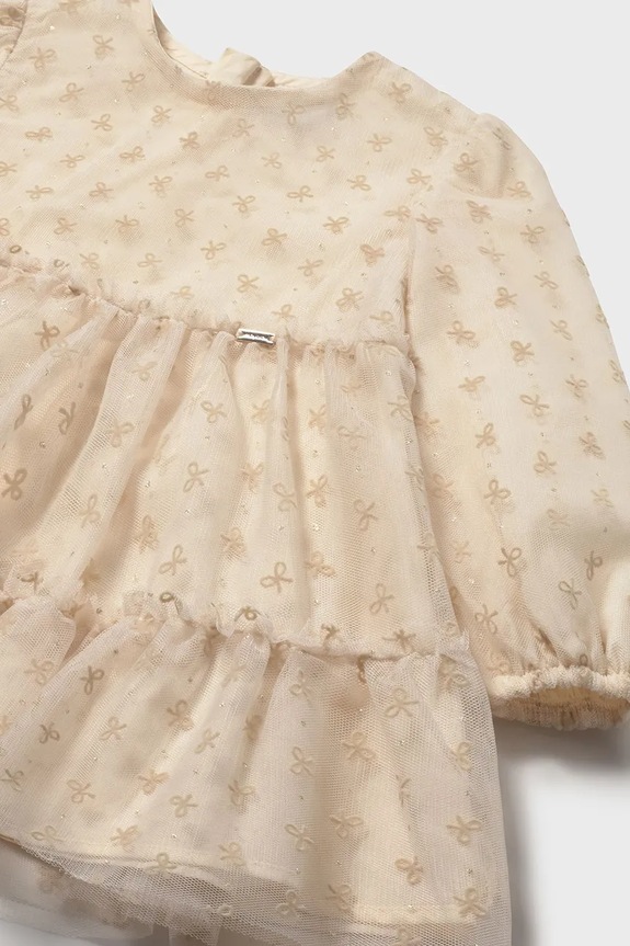 Κοριτσίστικα Φόρεμα μωρού Mayoral 2907.4B.Baby.9BYA μπεζ