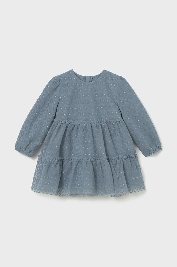 Mayoral rochie bebe 2907.4B.Baby.9BYA albastru AW25
