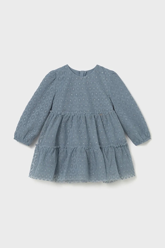 Mayoral rochie bebe 2907.4B.Baby.9BYA albastru AW25