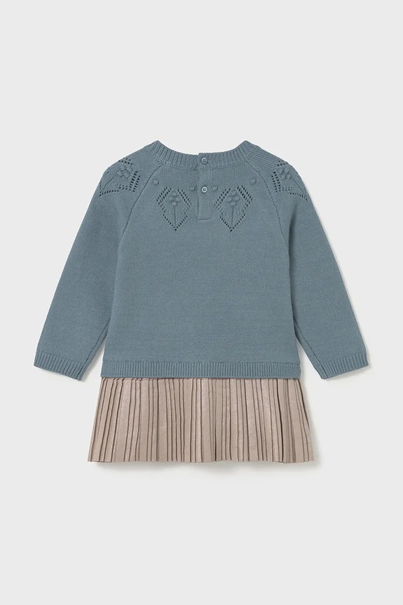 Mayoral rochie bebe 2908.4B.Baby.9BYA albastru AW25