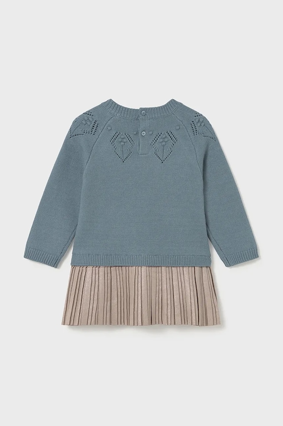 Mayoral rochie bebe 2908.4B.Baby.9BYA albastru AW25
