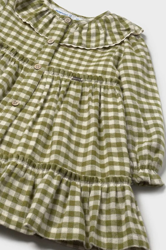 Djevojčice Pamučna haljina za bebe Mayoral 2910.4C.Baby.9BYA zelena