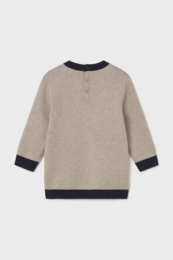 Mayoral sukienka dziecięca 2911.4D.Baby.9BYA brązowy AW25